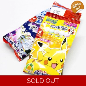 Lotte Pokemon Ramune Tablet Candy Japan Sugar Sweets - 5 Packs - 60g